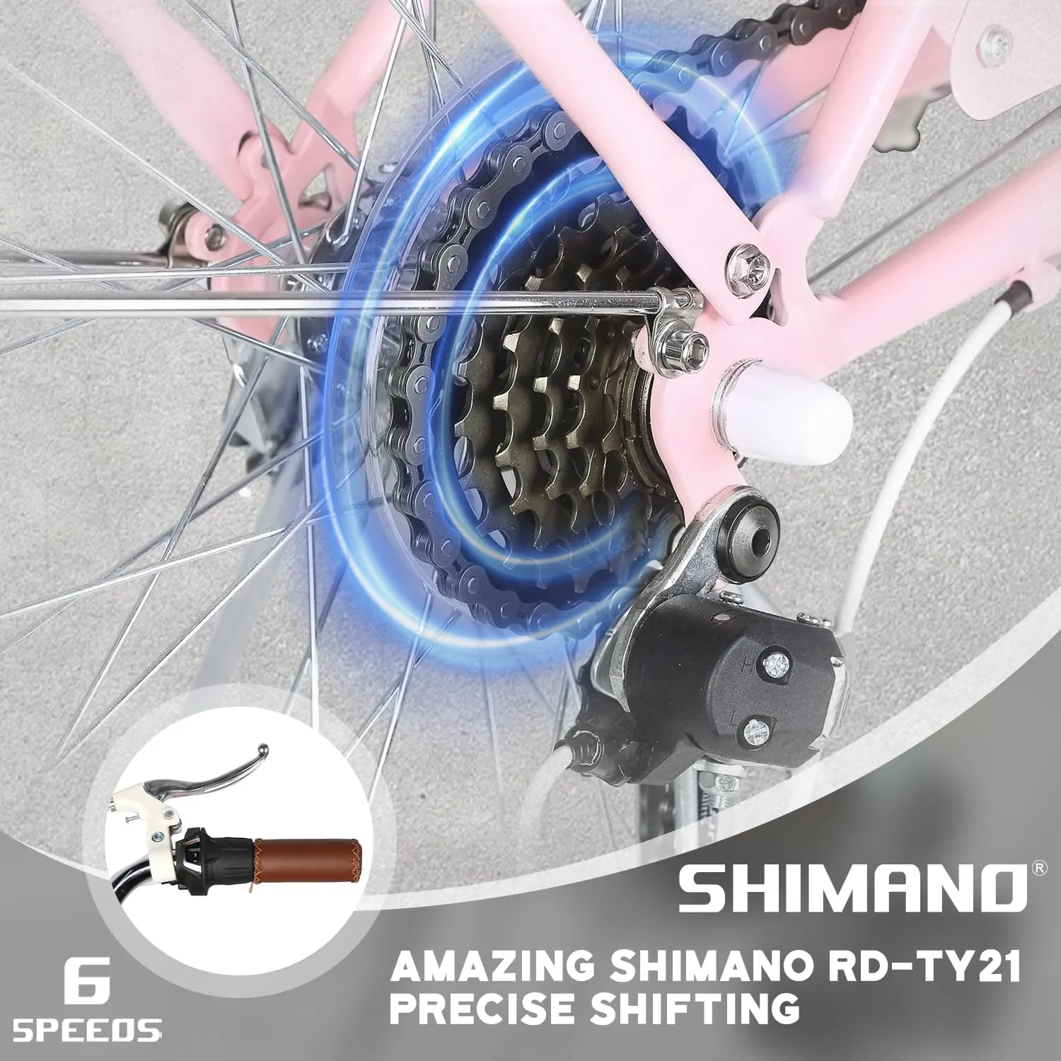 1 Pack of Pink Kids Bike Bells and 1 Pair of Kids Bike Streamers for Kids Bike Accessories, Colorful Bicycle Grips Tassel Ribbons