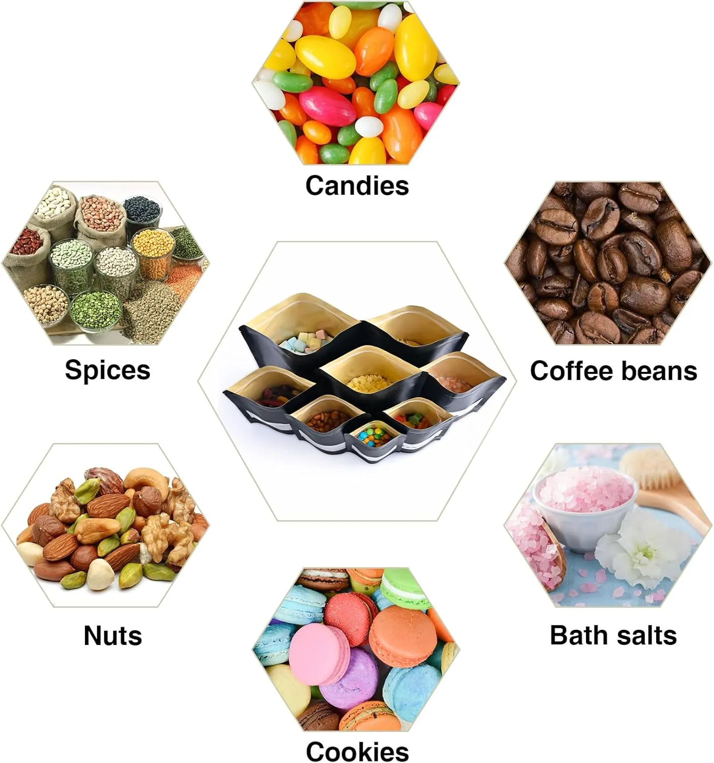 100 Pcs Resealable bags,3.9" x 5.9" Stand Up Black Kraft Paper Bags with Matte Window, Zip Lock Food Storage Bags for Packaging Products, Reusable, Sealable