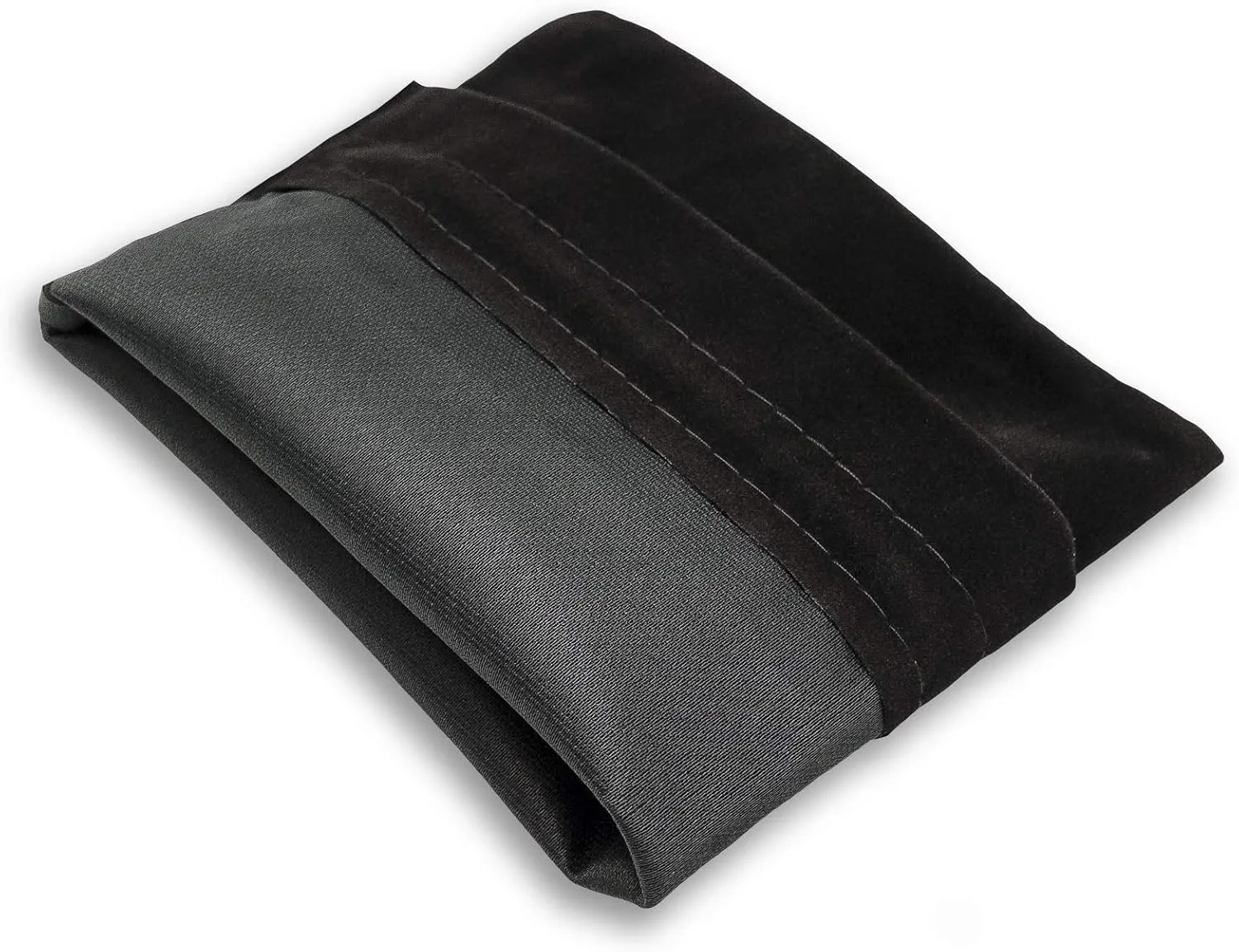 12-Pack 2X-Large Heavyweight Velvet Bags with Cord Drawstring (8x10, Black) for Tarot Dice Jewelry Crystals Pouches by TheDisplayGuys