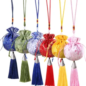20Pcs Chinese Sachet Bags,Embroidered Organizers Pocket Sachet Jewelry Gift Bag Drawstring Coin Purse Candy Sachet Empty Sachet bags for Christmas Thanksgiving Wedding Halloween Decoration