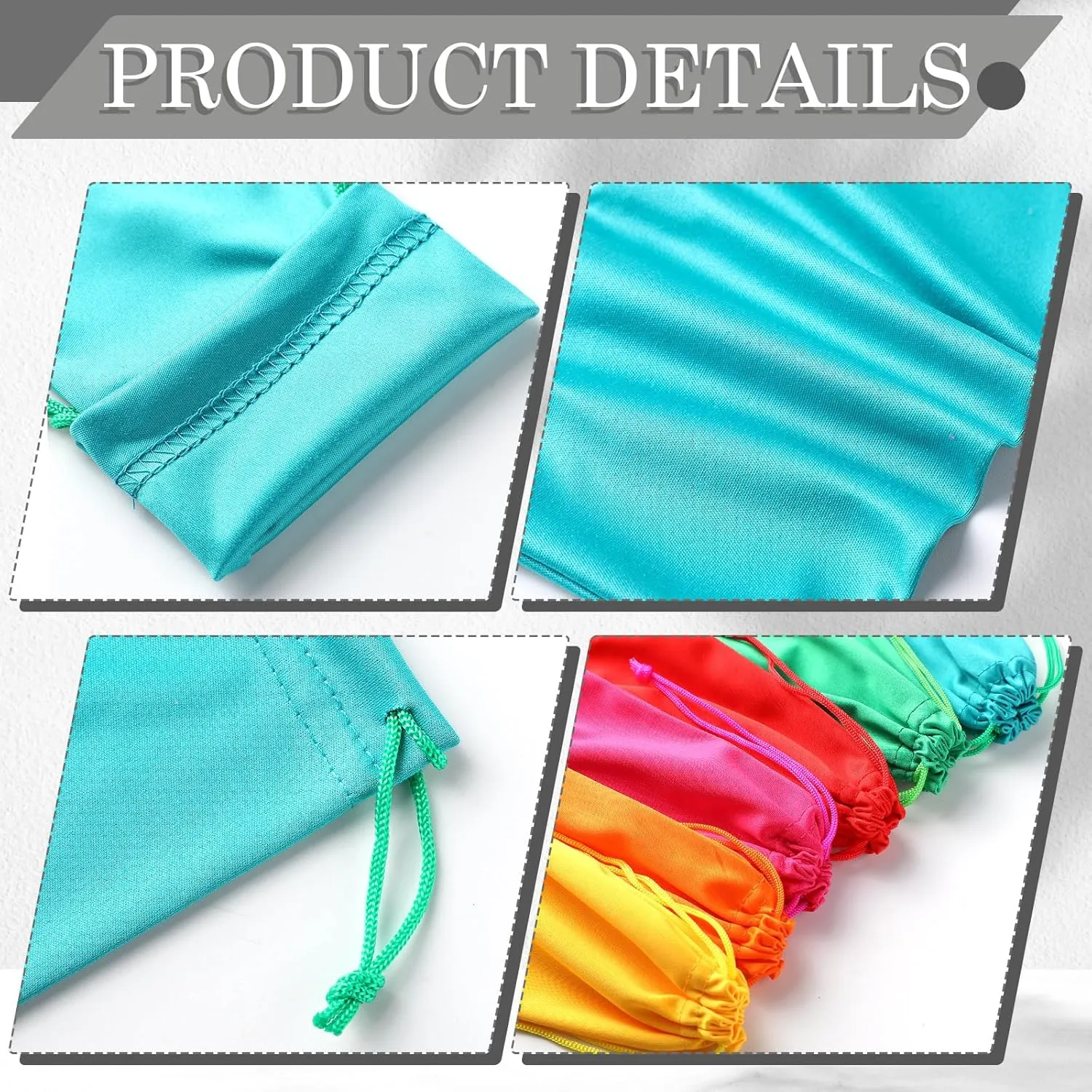 24 Pcs Sunglass Pouch Drawstring Microfiber Sunglasses Case Multicolor Soft Eyeglass Bag