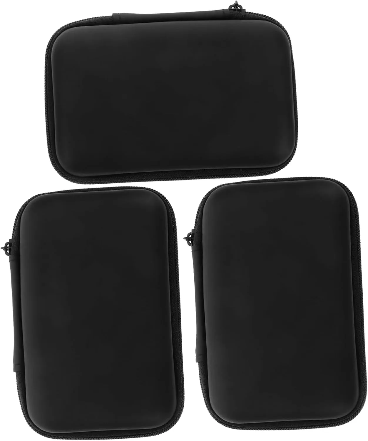 3pcs Eyelash Organizer and Storage Bag Compact Makeup Pouch for Nail Art Beauty Tools Tweezers Durable Multipurpose Travel Case for Easy Organization