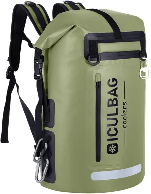 48cans Large Cooler Backpack Insulated Waterproof for Men Women Insulated Backpack Cooler Leak Proof Waterproof for 24 Hours Cooling for Camping Picnic Hiking Beach Travel Kayaking