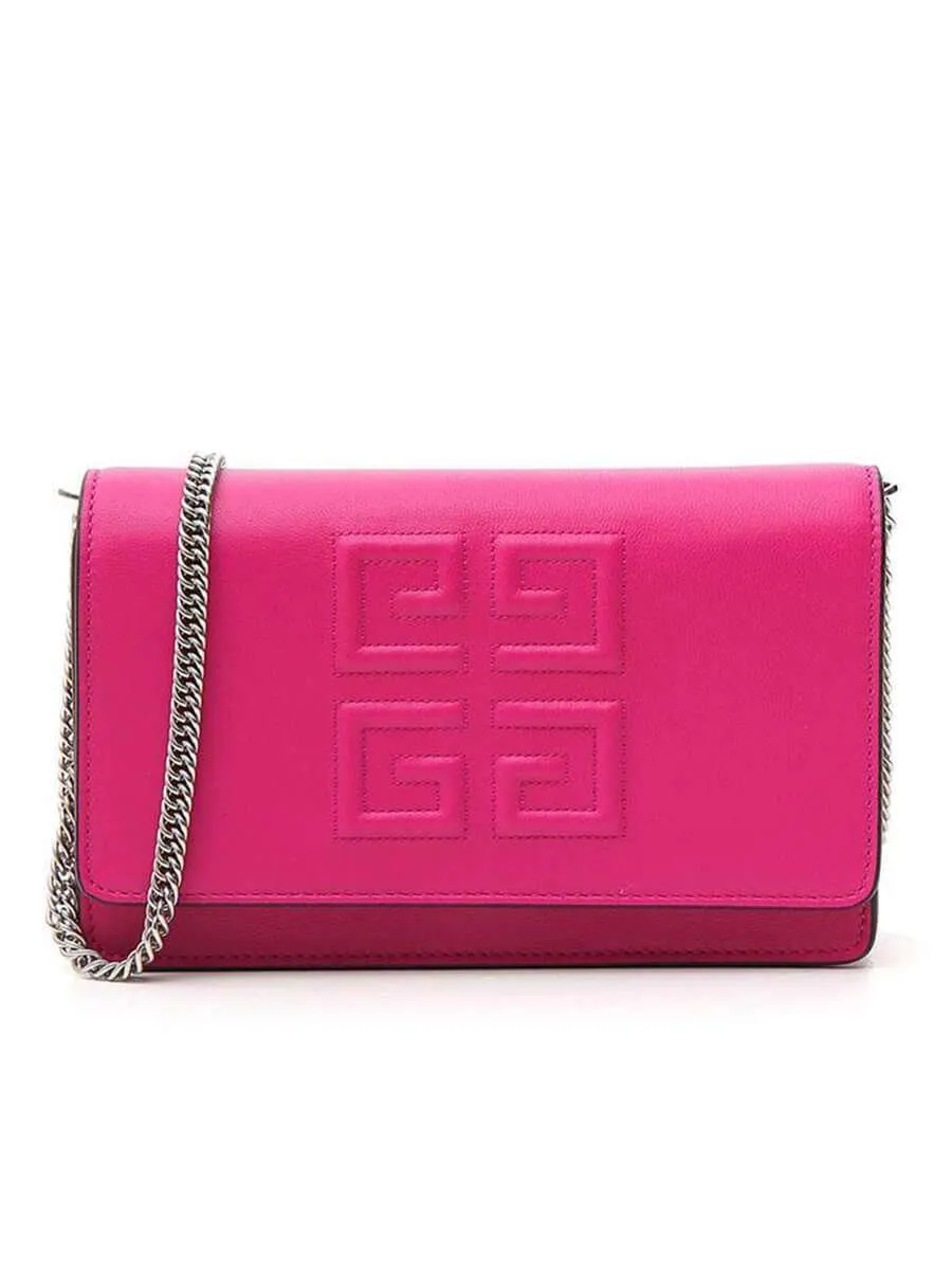 4G Shoulder Bag In Fuchsia