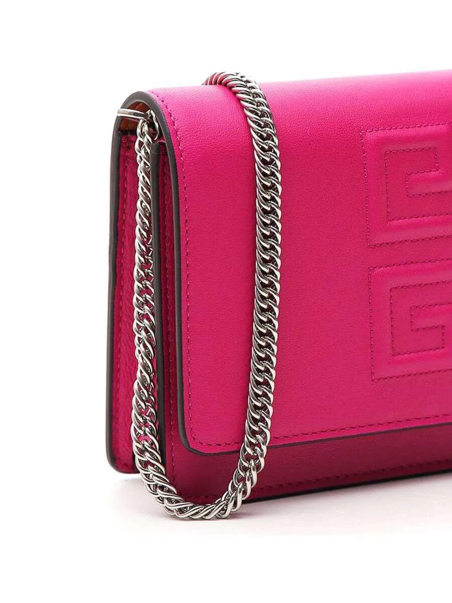 4G Shoulder Bag In Fuchsia