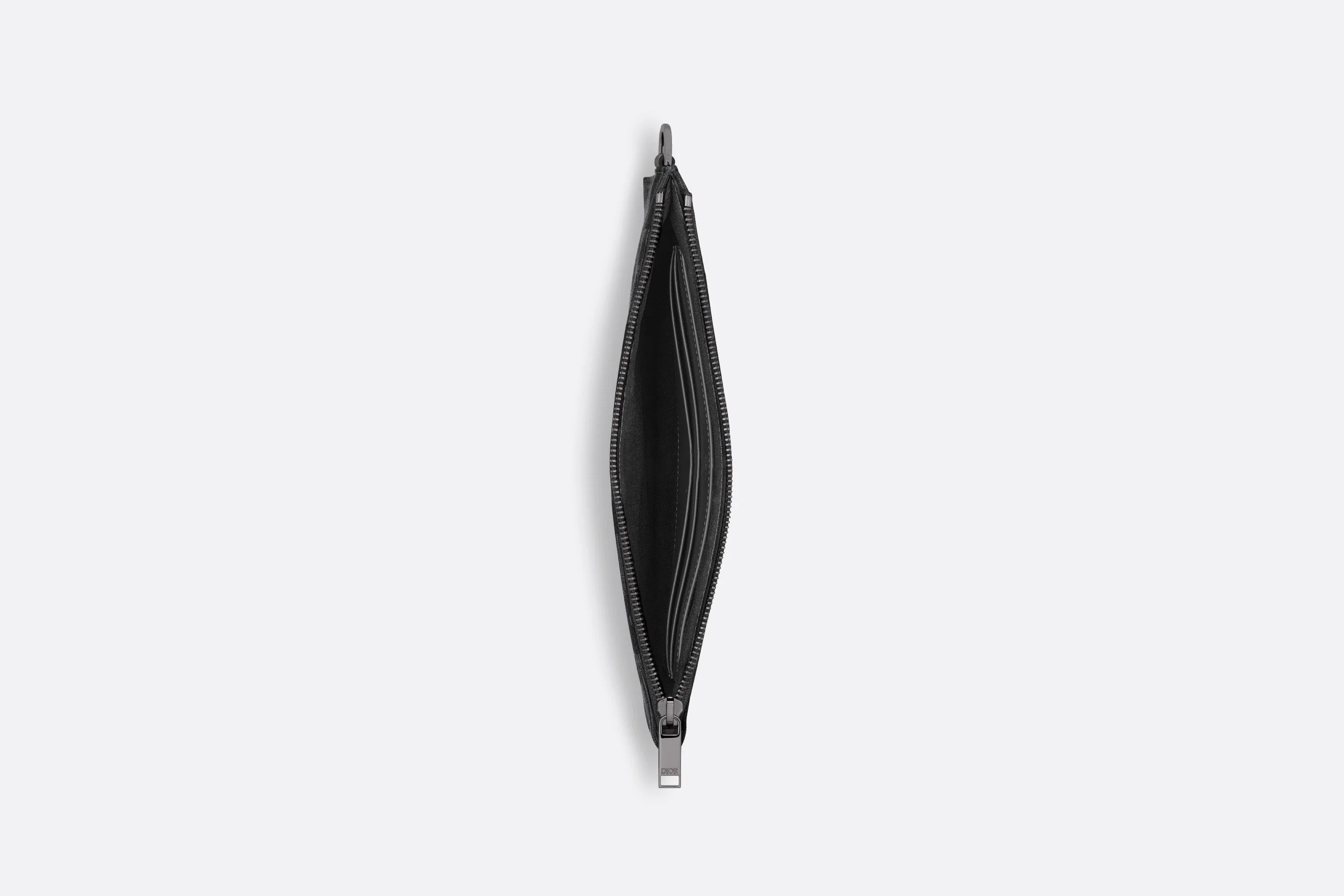 A5 Pouch • Black Maxi Dior Oblique Jacquard