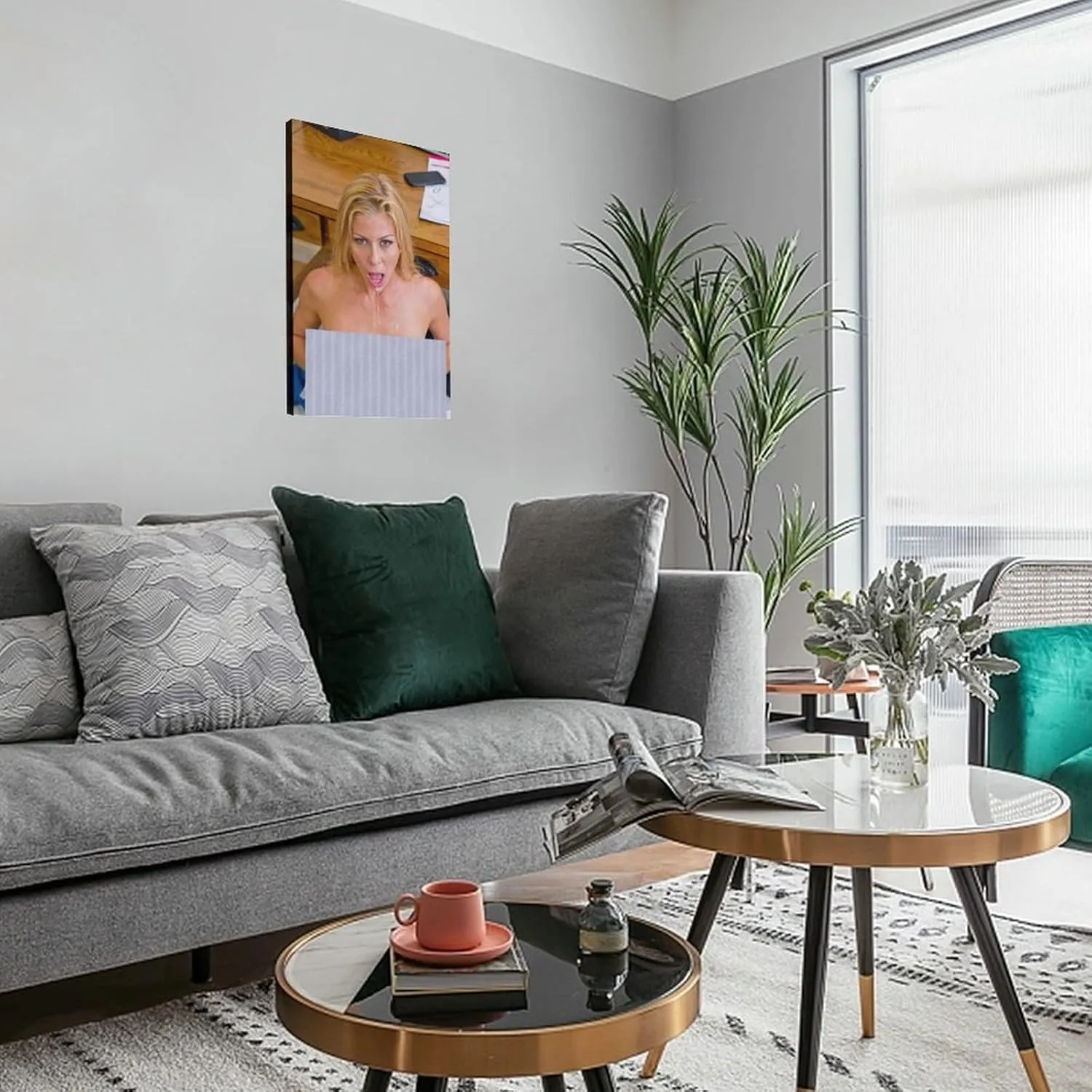 Actress Alexis Fawx Sexy Body Portrait Poster4 Canvas Print Wall Art Decoration Living Room Office Bedroom Aesthetic 12x18inch(30x45cm) Frame-style