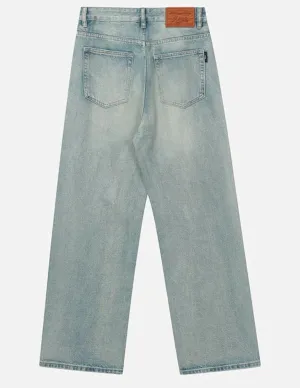 Aelfric Eden Basic Loose Jeans High Waisted Jean Straight Leg Casual Baggy Denim Pants