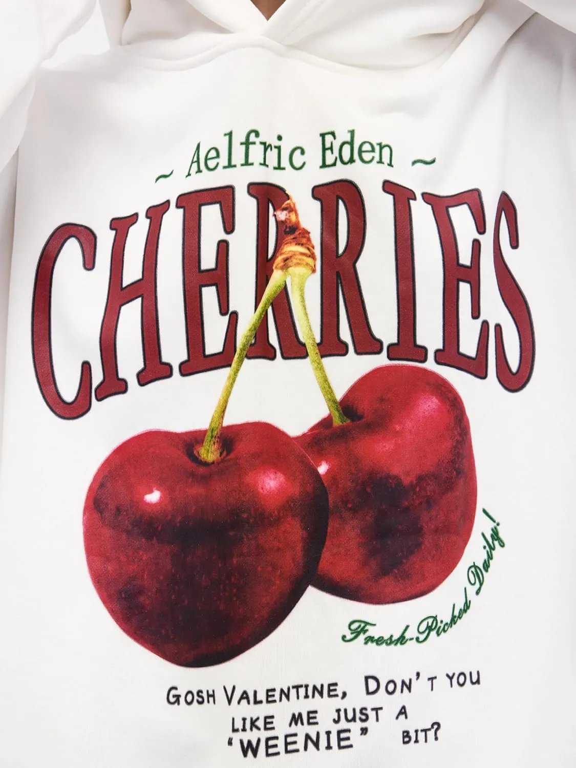 Aelfric Eden Cherry Graphic Hoodies Streetwear Hooded Sweatshirt Pullover Hip Hop Fashion Hoodies