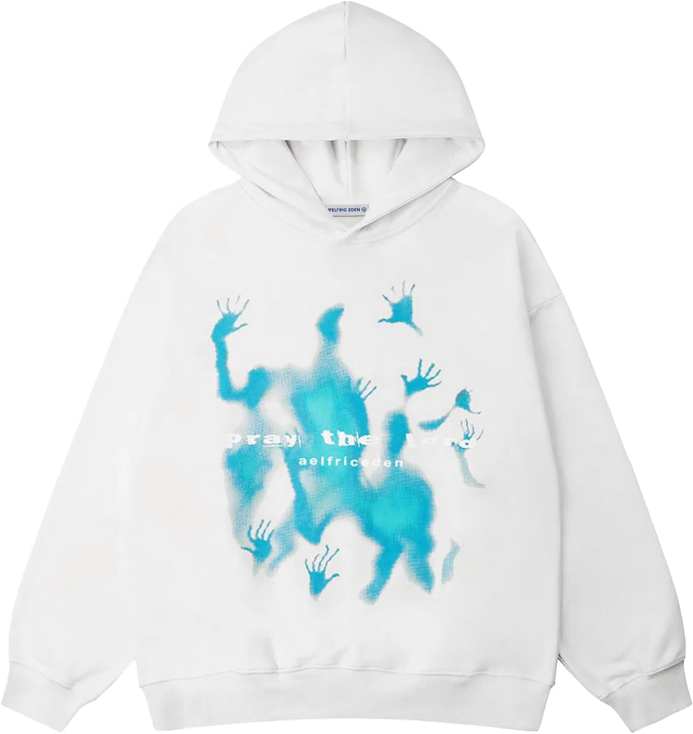 Aelfric Eden Graphic Hoodies Vintage Printed Hoodie Sweatshirt Casual Oversized Long Sleeve Streetwear Hooded Pullover
