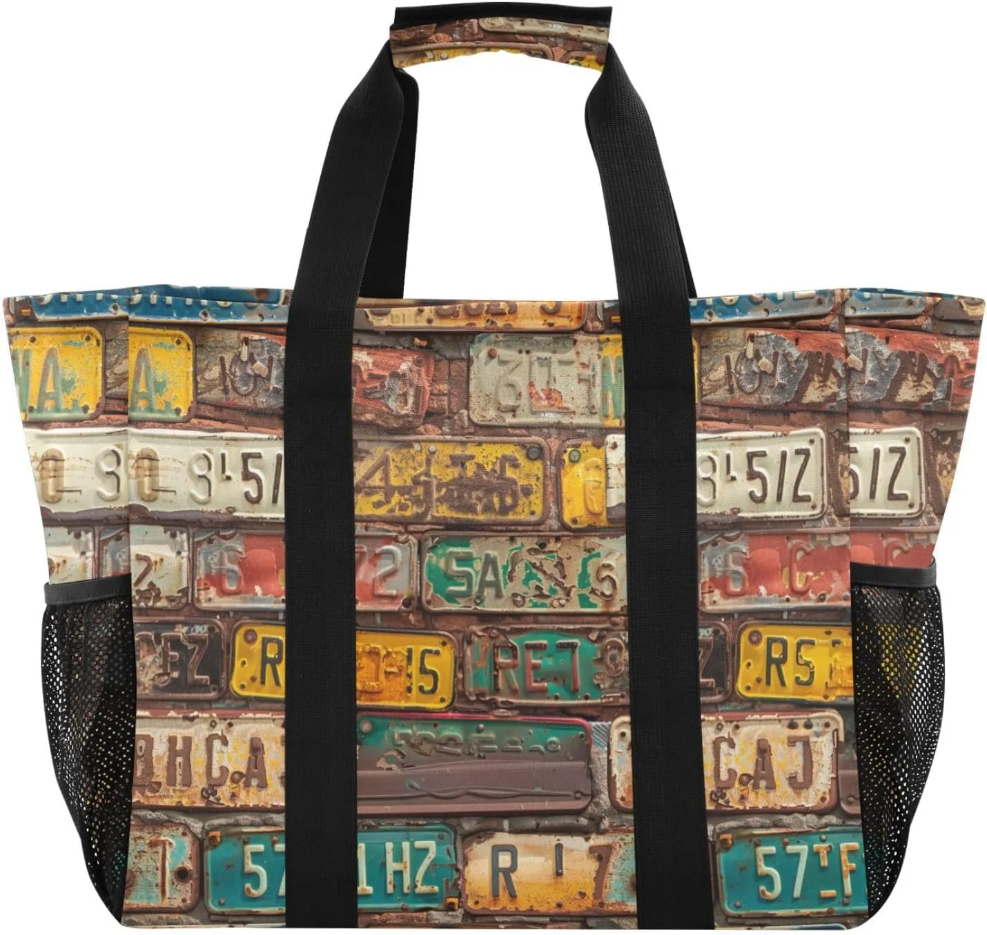 ALAZA Starfish Seamless Waterproof Beach Tote Bags
