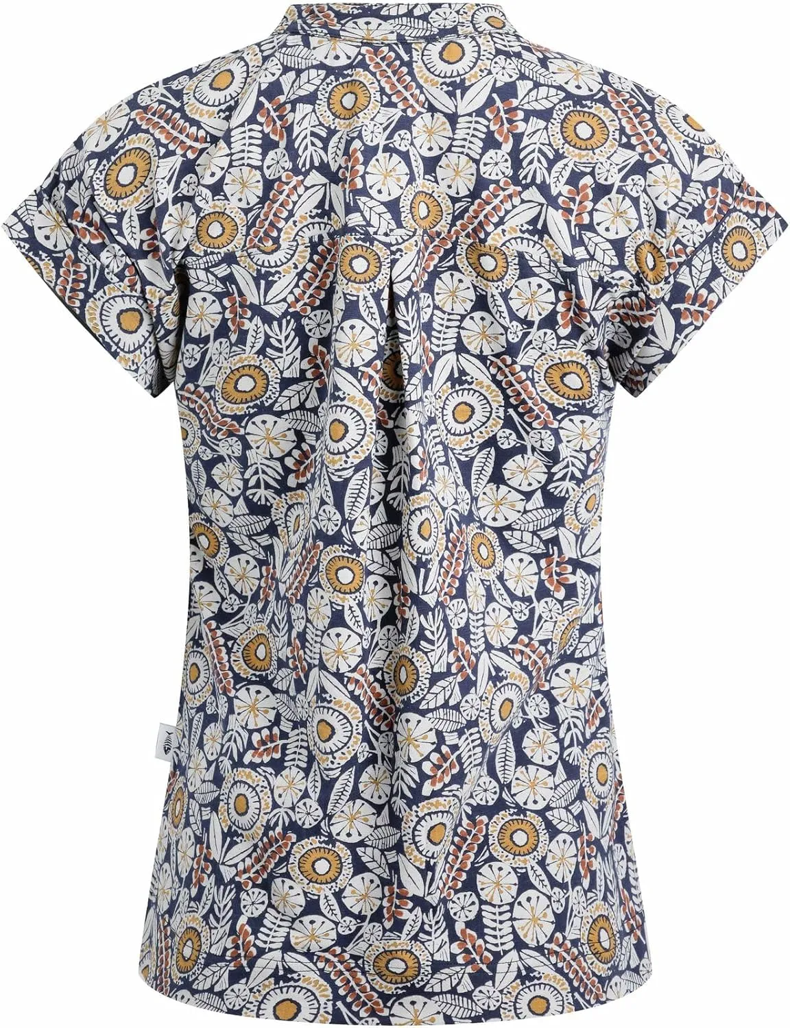 Alia organic cotton jersey print top