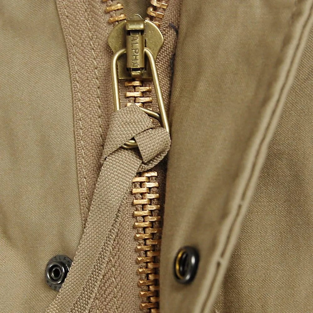 Alpha Industries M-65 Field Jacket - Classic Oversized Military Field Coat