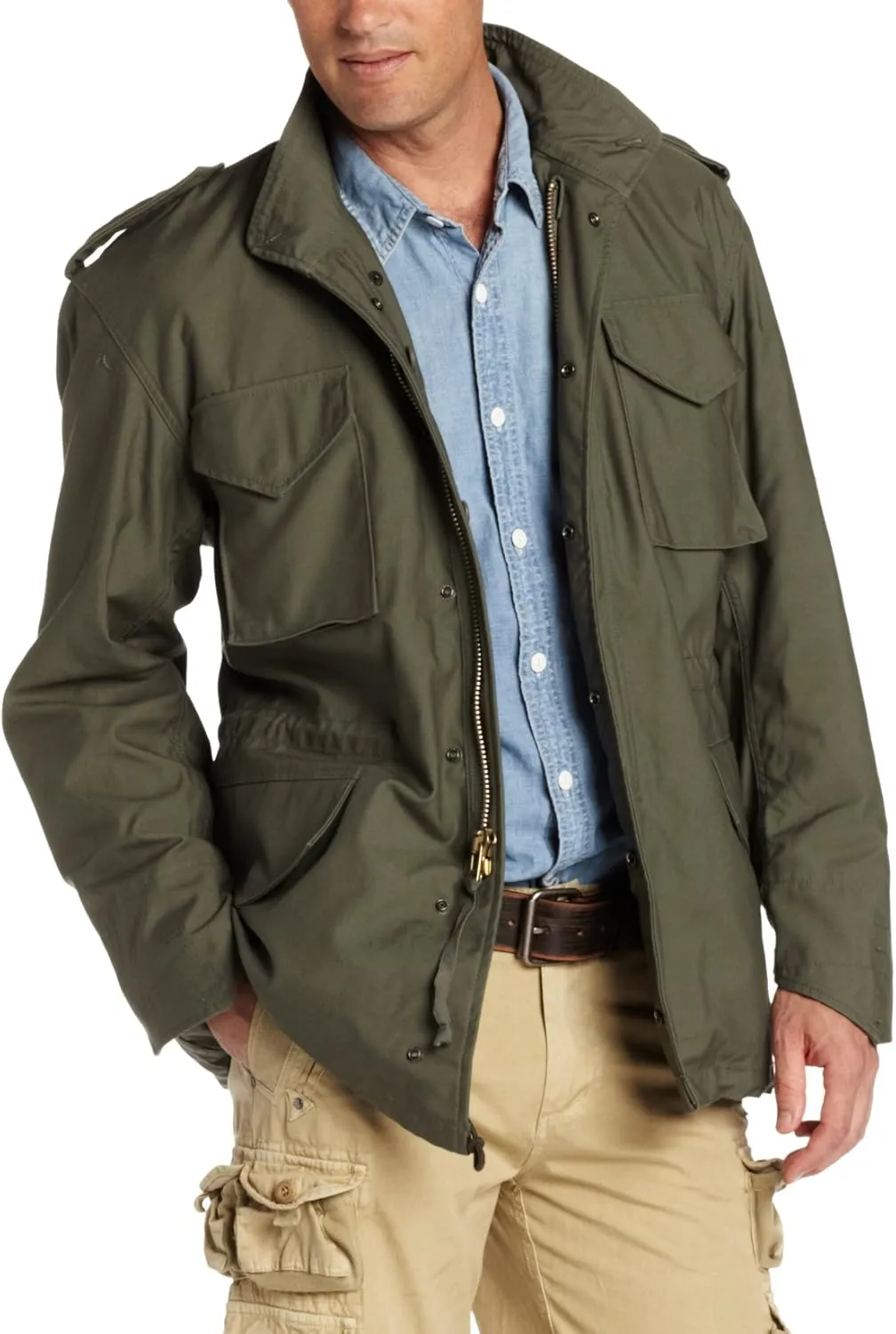 Alpha Industries M-65 Field Jacket - Classic Oversized Military Field Coat