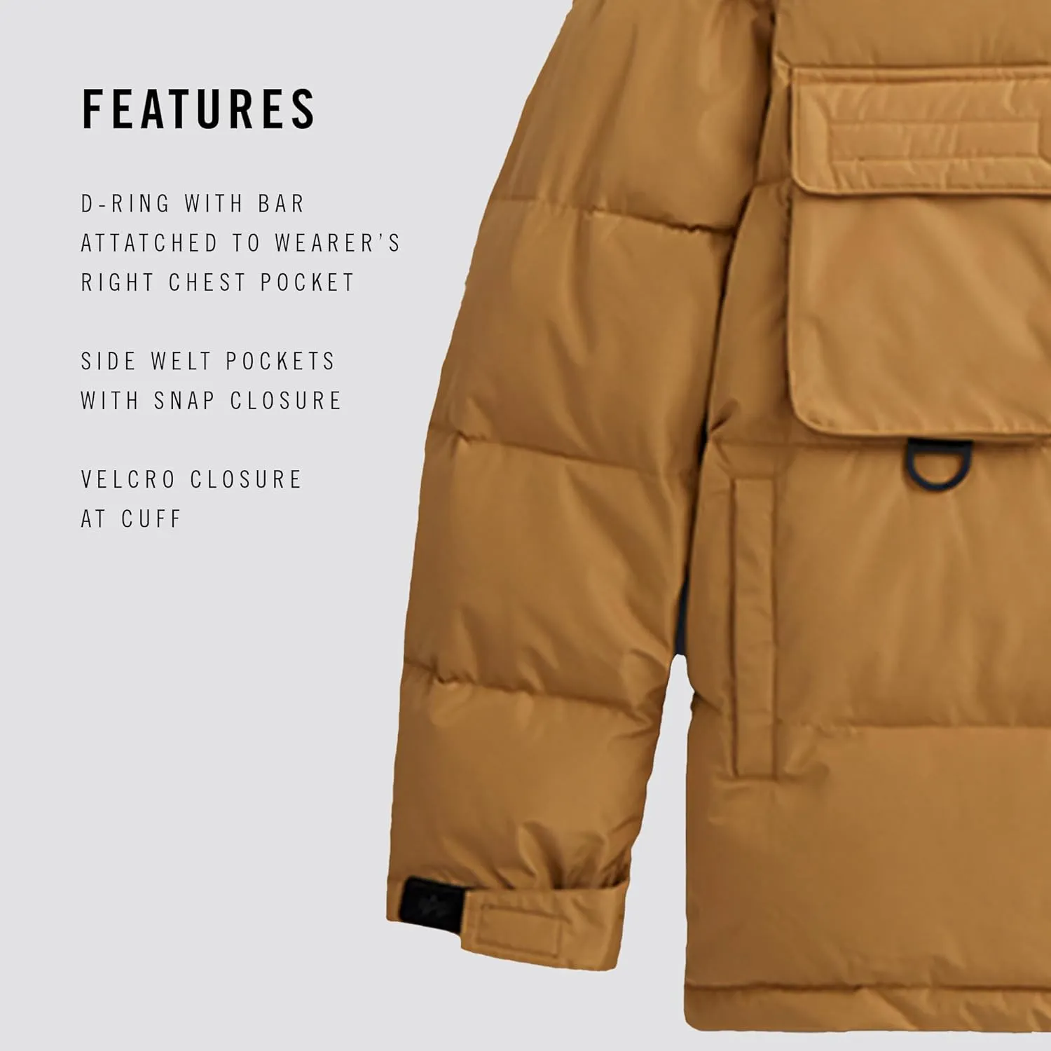 Alpha Industries Men's Hooded Puffer Jacket