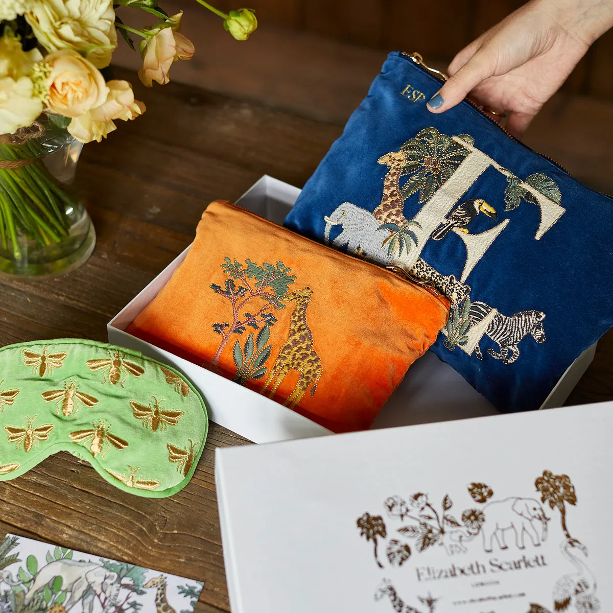 Alphabet Blue Everyday Pouch