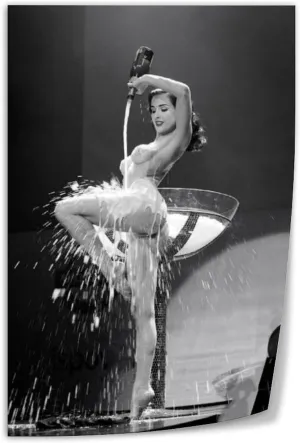 American Artist Dita Von Teese Art Poster (1) Wall Poster Art Canvas Printing Living Room Office Bedroom Aesthetic Poster 12x18inch(30x45cm) Unframe-style