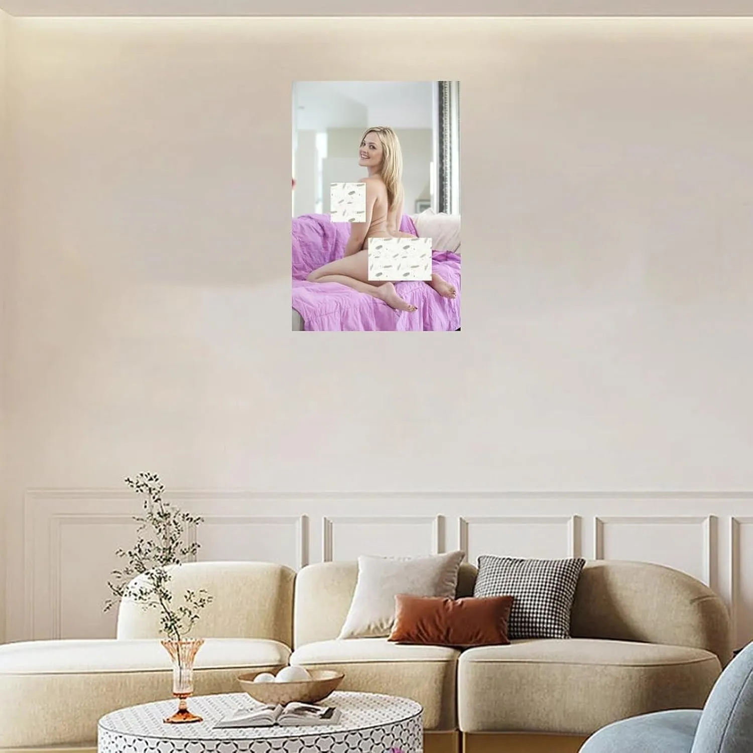 American Model Alexis Texas Sexy Big Ass Poster 3 Canvas Print Wall Art Decoration Living Room Office Bedroom Aesthetic 24x36inch(60x90cm) Unframe-style
