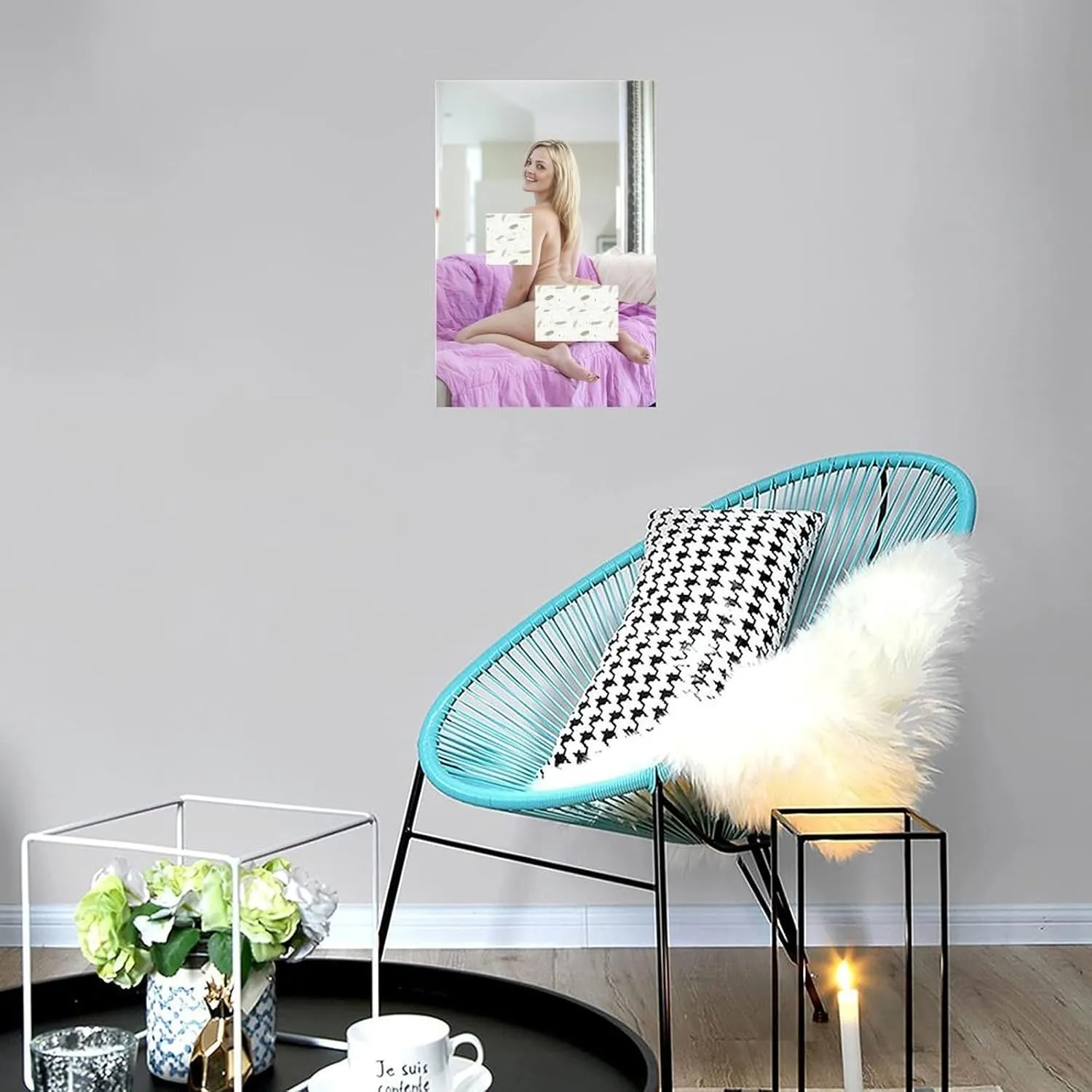 American Model Alexis Texas Sexy Big Ass Poster 3 Canvas Print Wall Art Decoration Living Room Office Bedroom Aesthetic 24x36inch(60x90cm) Unframe-style