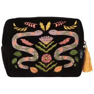 Amulet Snake Embroidered Pouch
