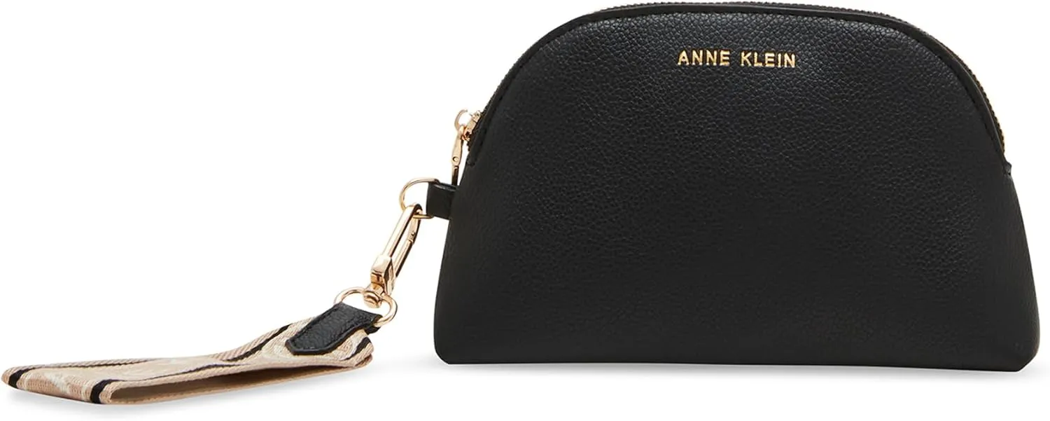 Anne Klein Ak 3 Piece Pouch Gift Set with Web Detailing