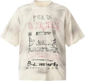 Arnodefrance Men Vintage Graphic Printing T-Shirt Hip Hop Rapper Tee Shirt Cotton Short Sleeve Shirt