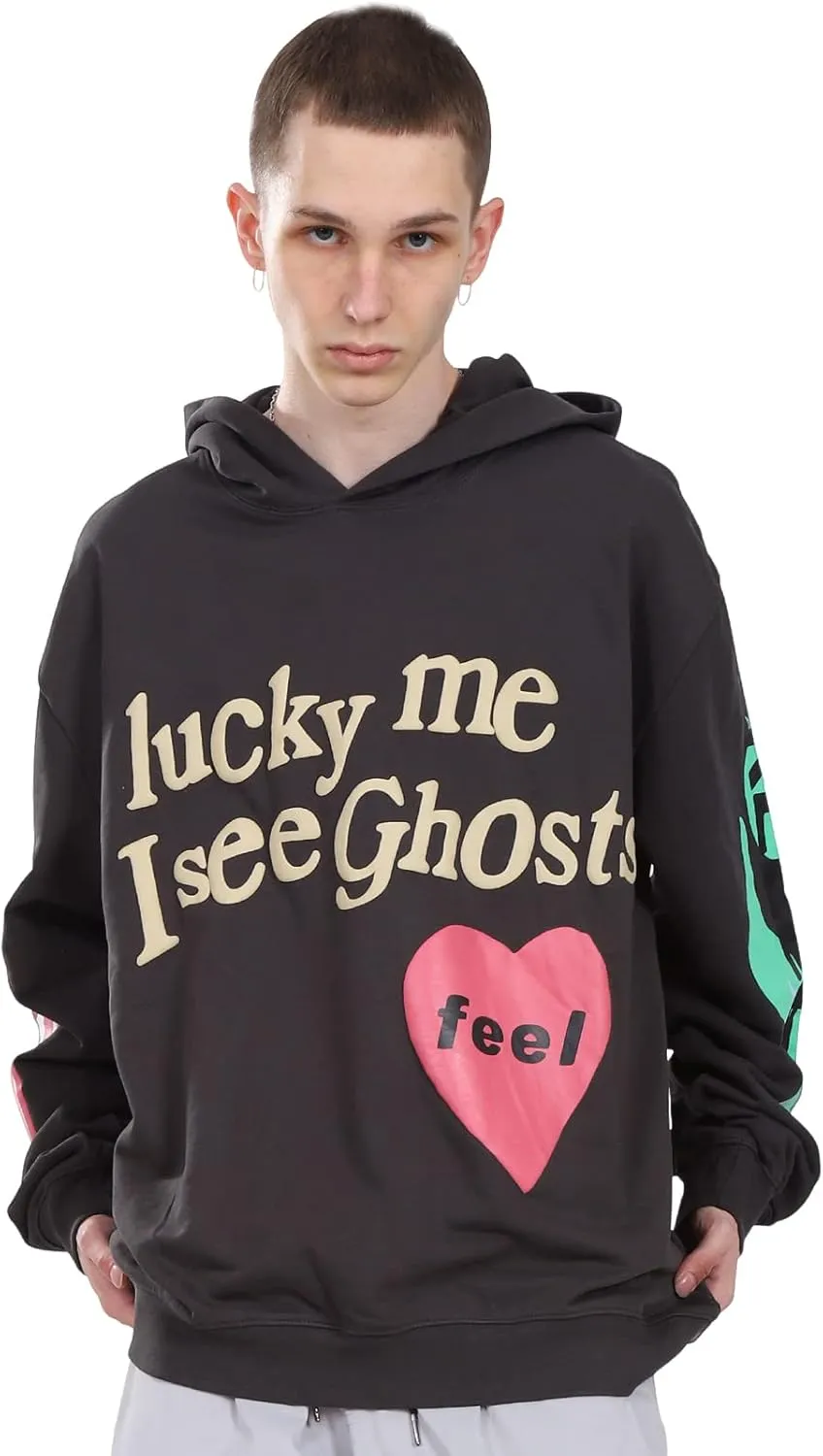 Arnodefrance Men Vintage Washed Graphic Hoodies Printing Graffiti Hoodie Cotton Warm Pullover