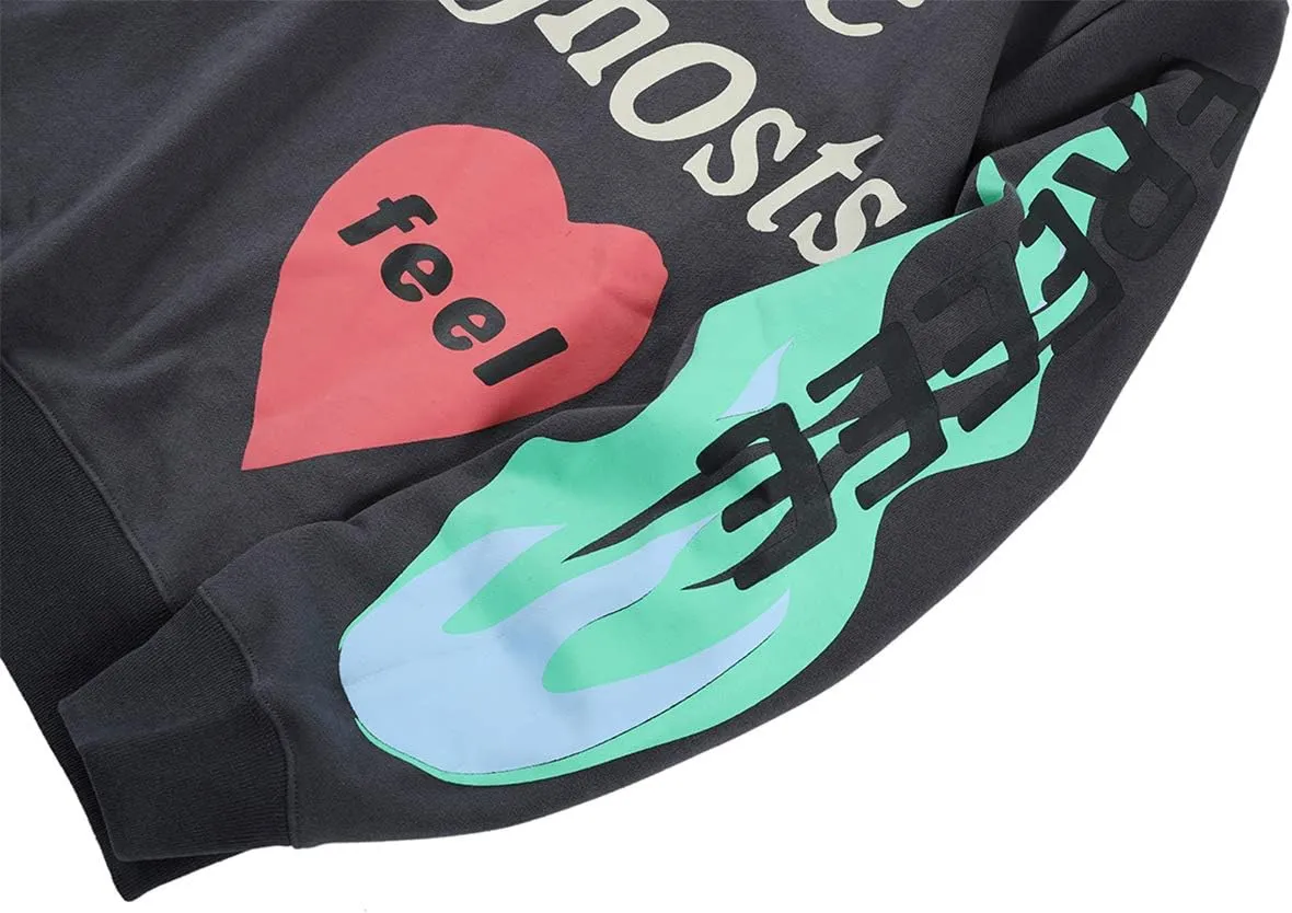 Arnodefrance Men Vintage Washed Graphic Hoodies Printing Graffiti Hoodie Cotton Warm Pullover