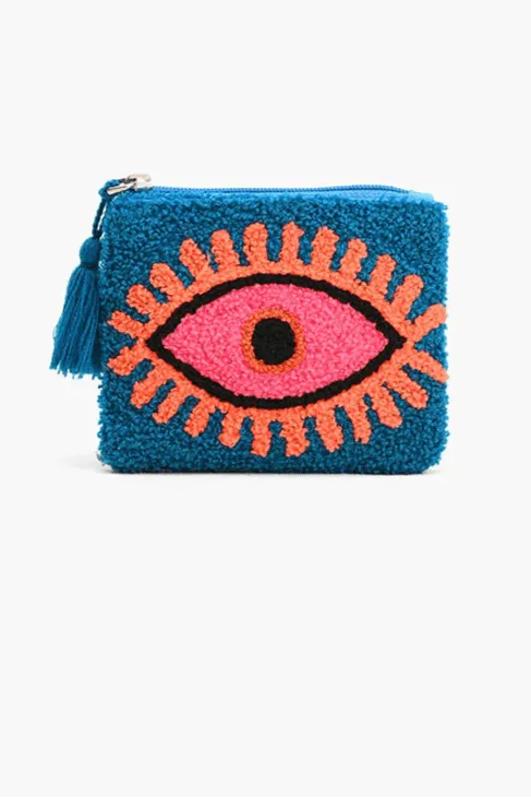 Assorted Blazing Evil Eye Coin Pouches