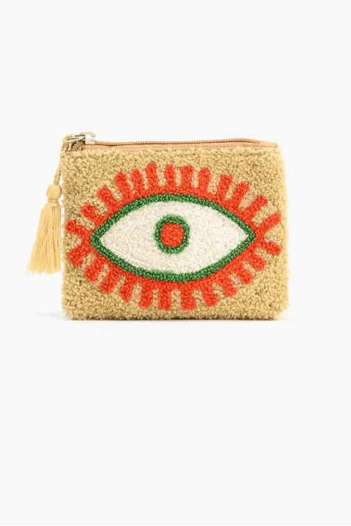 Assorted Blazing Evil Eye Coin Pouches