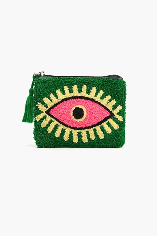 Assorted Blazing Evil Eye Coin Pouches