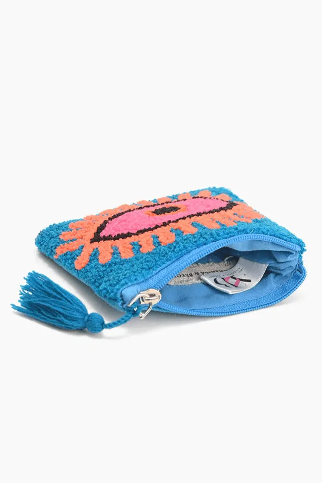 Assorted Blazing Evil Eye Coin Pouches