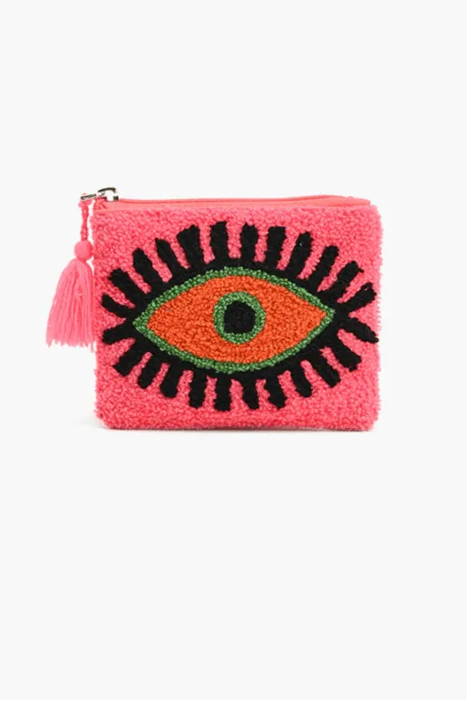 Assorted Blazing Evil Eye Coin Pouches