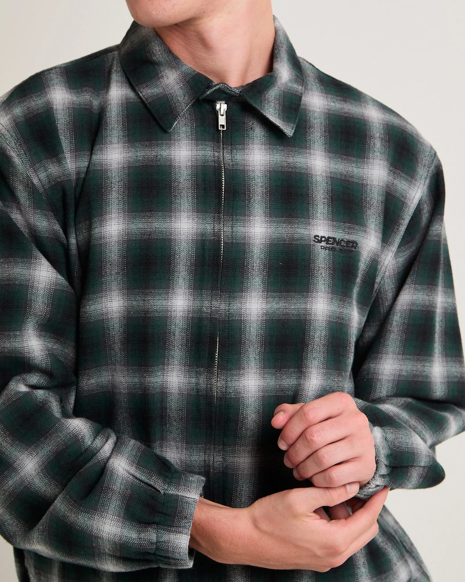 Austin Zip Check Shacket
