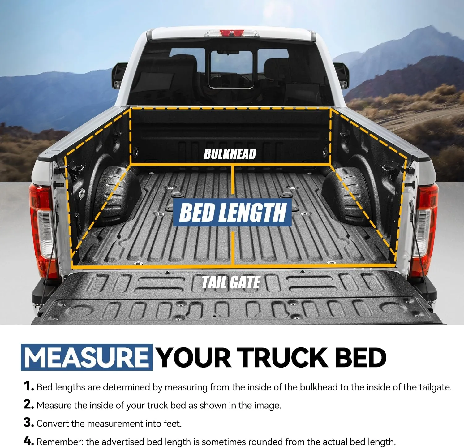 Auto Dynasty Soft Tri-Fold Truck Bed Tonneau Cover Compatible with 2005-2011 Mitsubishi Raider Dodge/Ram Dakota 5.25Ft Fleetside/Styleside Bed, Matte Black Soft Vinyl Top