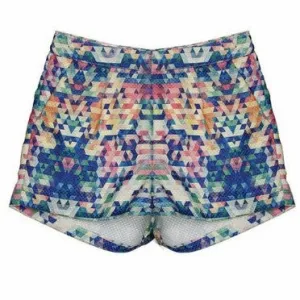 Ava Geometric Print Shorts