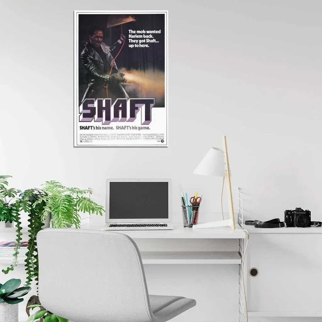 Avantica Shaft Richard Roundtree Moses Gunn Movie Film 18x24 Poster