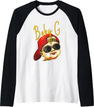 BABY G Hip Hop baby T-shirt Raglan Baseball Tee