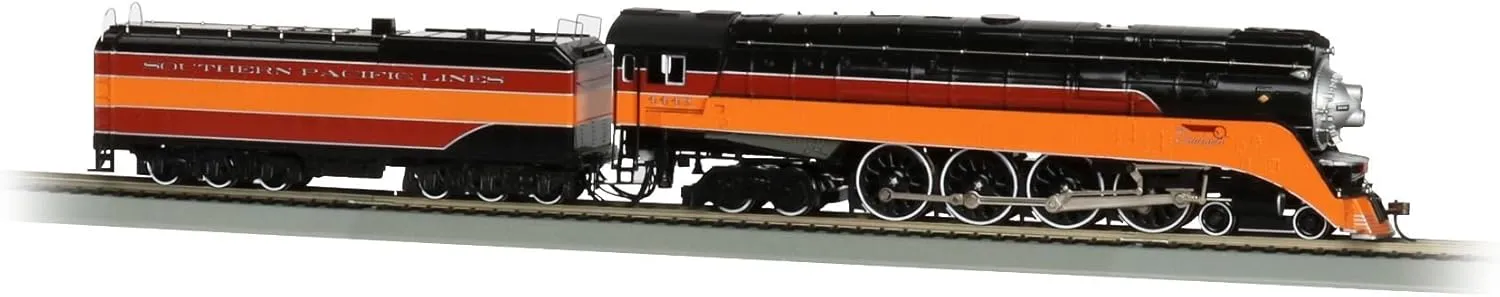 Bachmann Industries GS4 4-8-4 Locomotive - DCC Sound Value Equipped - Southern PACIFIC DAYLIGHT #4449 - RAILFAN Version (Southern Pacific LINES) - HO-Scale Train