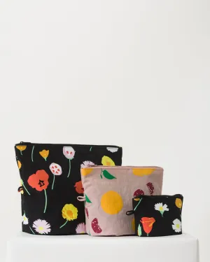 Baggu - Flora Pouches