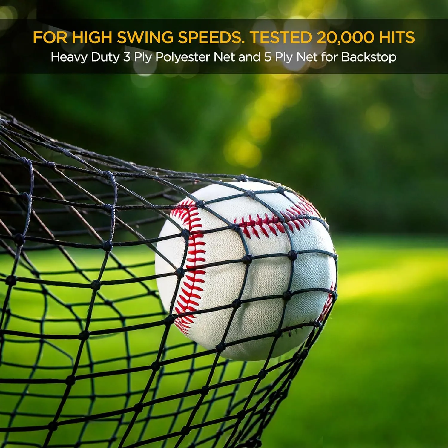 Baseball Batting Cage Net Batting Cages for Backyard Portable Pop Up Cage for Baseball and Softball with Pitching Machine Hole and Detachable Door