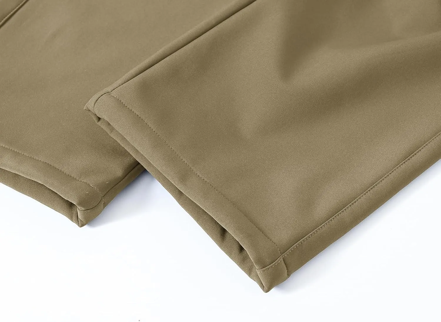 BASUDAM Men's Utility Work Pants Snow Waterproof Softshell Winter Fleece Lined Insulated Outdoor Mountain