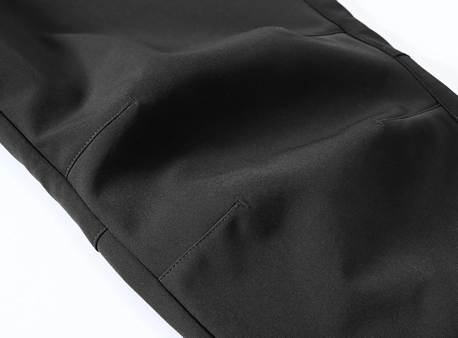 BASUDAM Men's Utility Work Pants Snow Waterproof Softshell Winter Fleece Lined Insulated Outdoor Mountain
