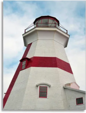 Bathroom Wall Art East Quoddy Lighthouse Head Harbor Light looking up Pictures Wall Decor Framed Canvas Wall Art for Bedroom Artwork Paintings Living Room Kitchen Farmhouse 16x20