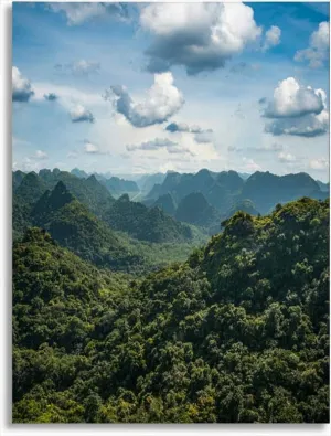 Bathroom Wall Art Karst Landscape Island Halong Bay Vietnam Pictures Wall Decor Framed Canvas Wall Art for Bedroom Artwork Paintings Living Room Kitchen Farmhouse 16x20