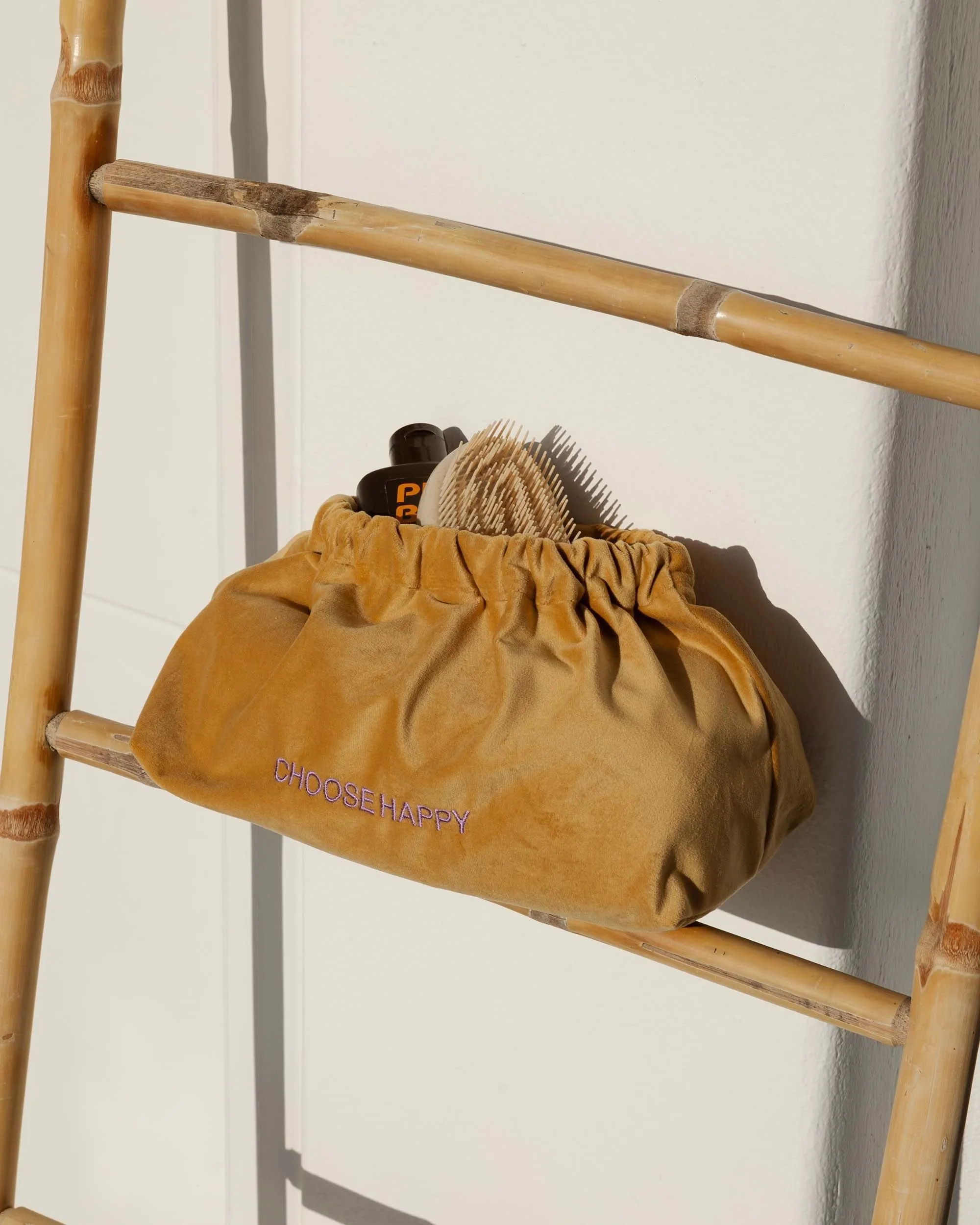 BEACH BAG Life's Good yellow