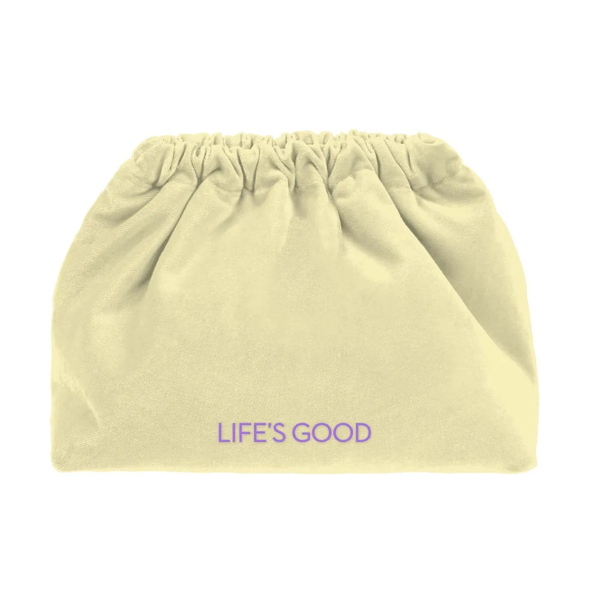 BEACH BAG Life's Good yellow