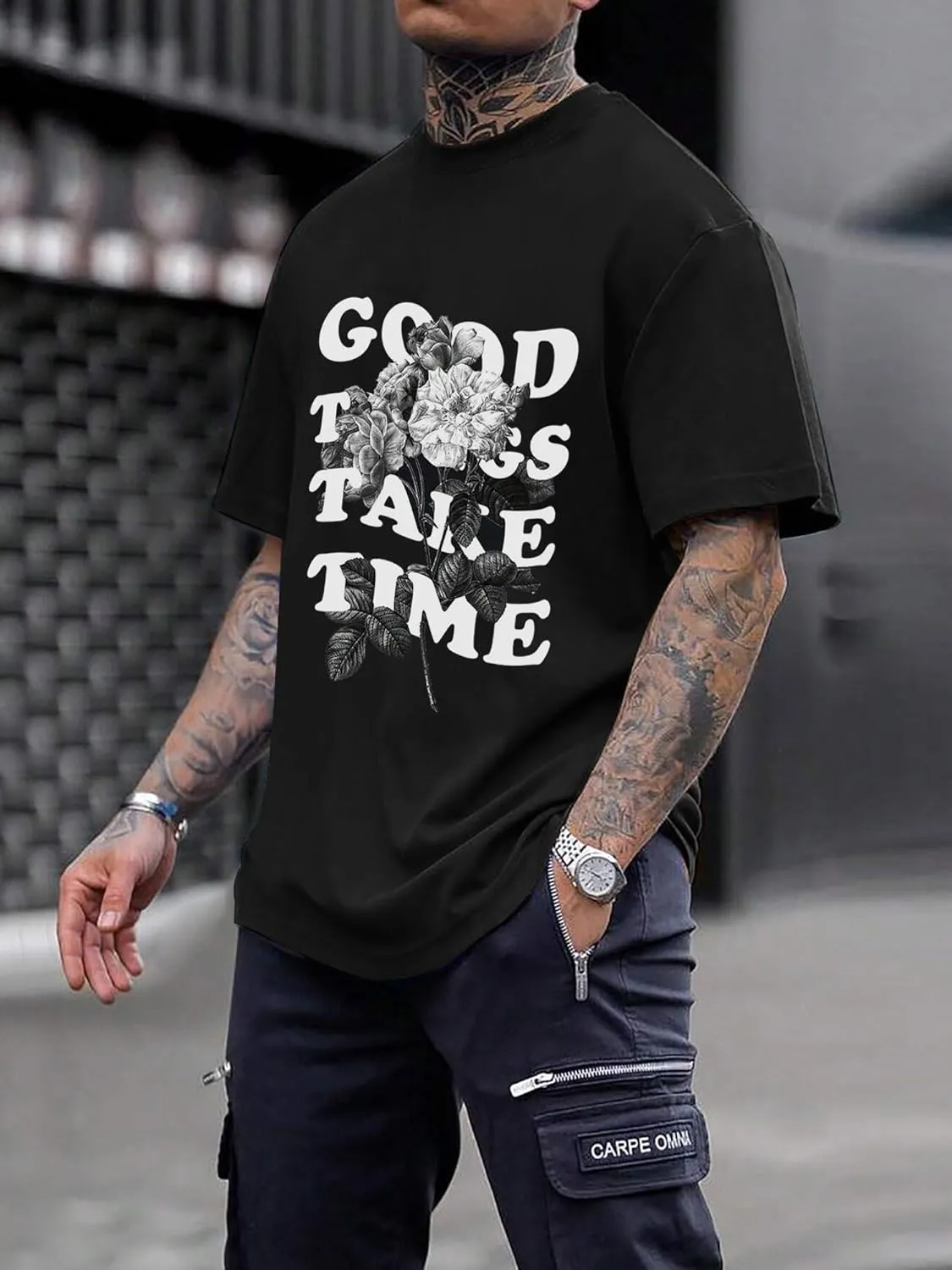 Bealin Mens Graphic Tees Oversized Creative Graffiti Short Sleeve Shirts Summer Casual Rapper Streetwear Y2k Tops Tshirt