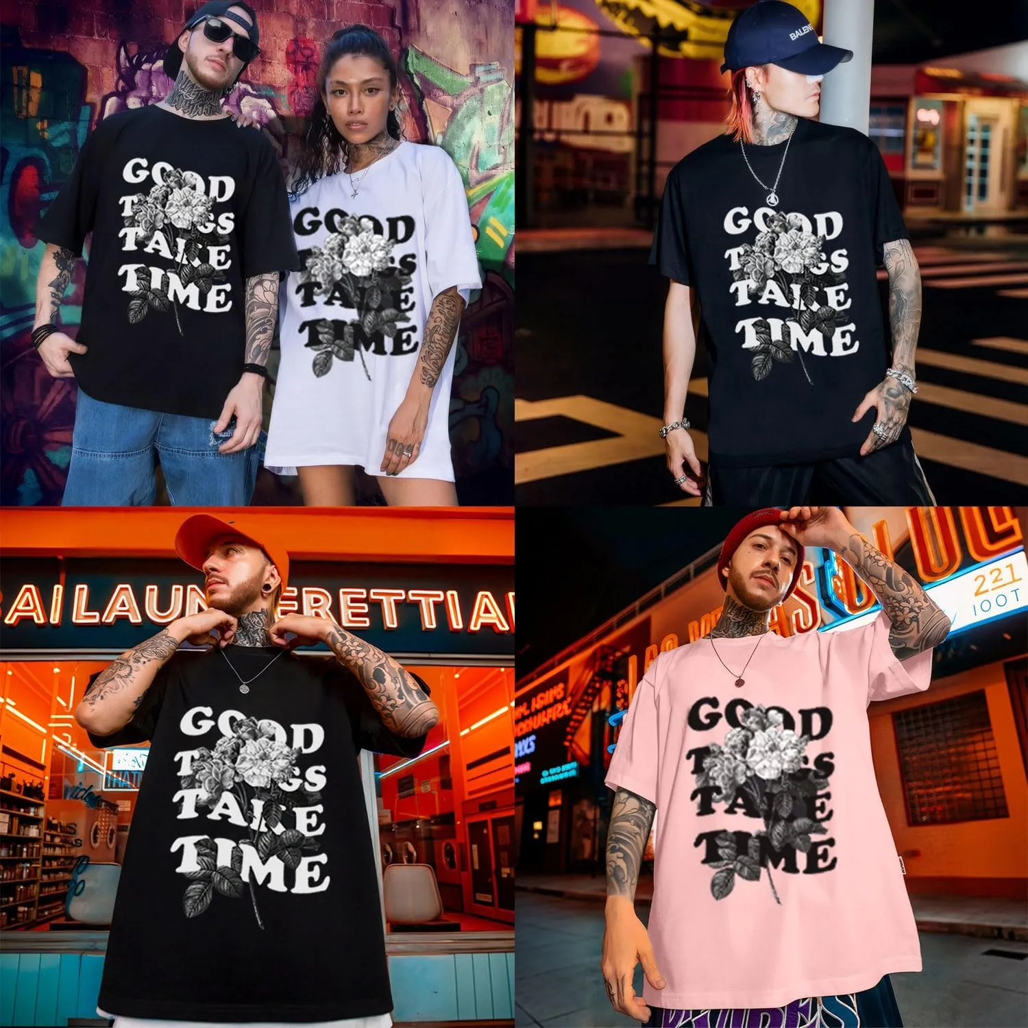 Bealin Mens Graphic Tees Oversized Creative Graffiti Short Sleeve Shirts Summer Casual Rapper Streetwear Y2k Tops Tshirt