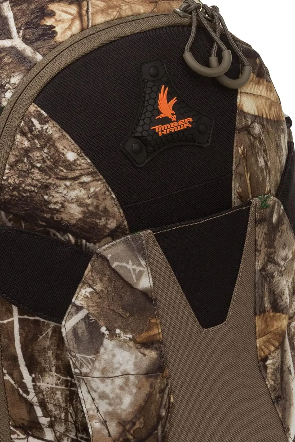 Big Basin Camouflage Hunting Day Pack Backpack with Quiet Cloth Technology (Realtree Edge Camo)